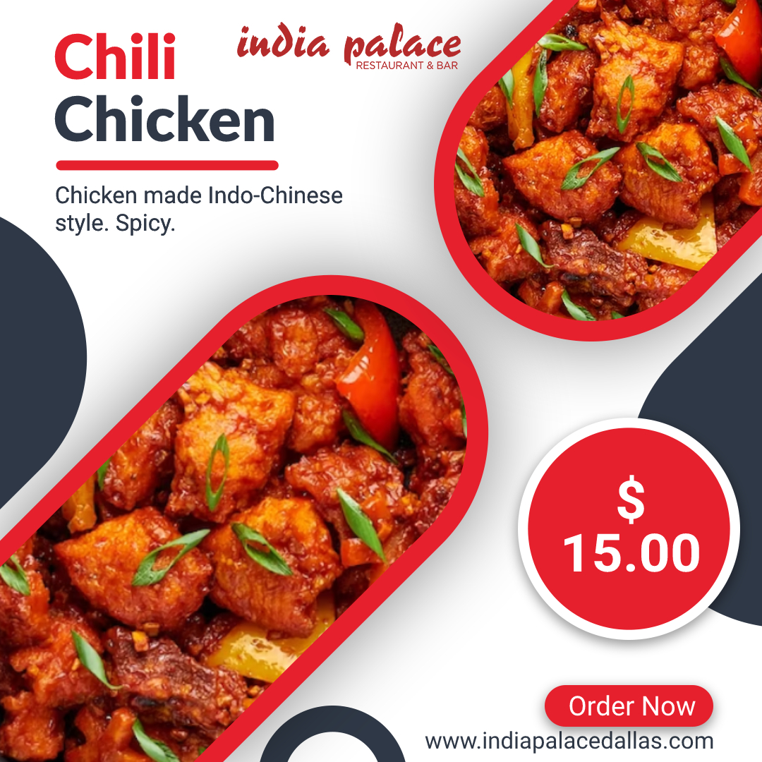 Try Tasty Chili Chicken At India Palace